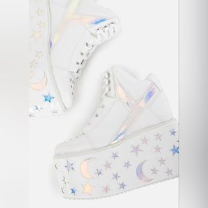 BRAND NEW YRU white star sneakers They Are NOT SOLD! THEY ARE AVAILABLE!